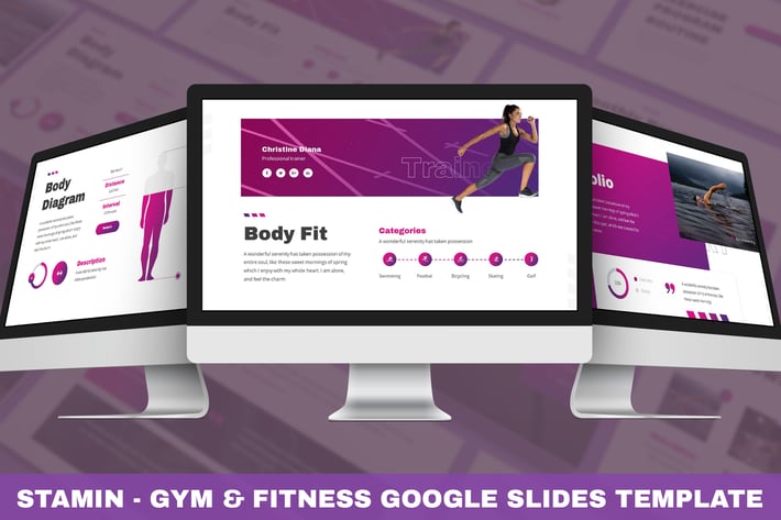 Stamin - Gym & Fitness Google Slides Template