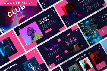 Club - Creative Google Slide Template