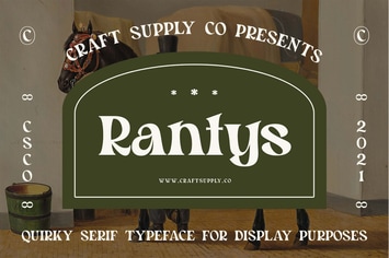 Rantys - Quirky Serif