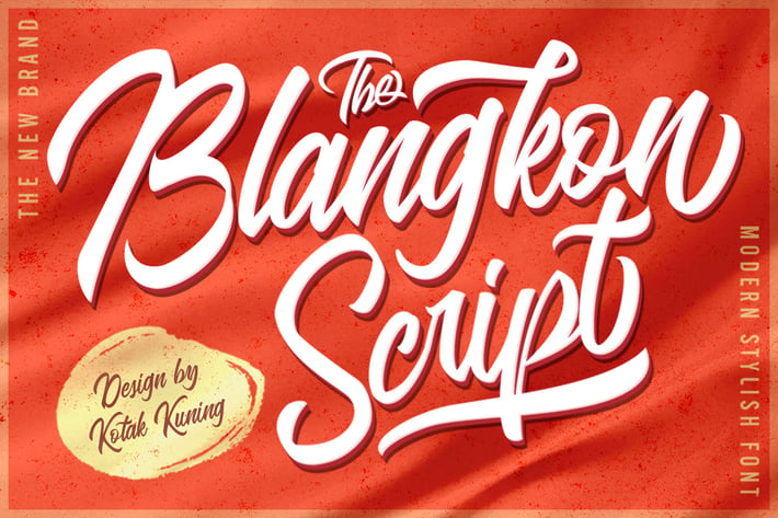 Casual Script Font - Blangkon