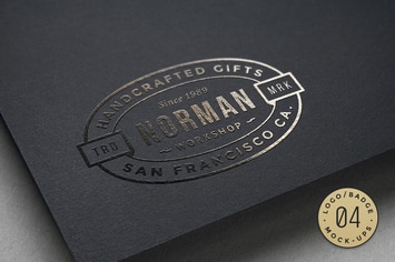 10 Logo/Badge Mock-Ups Vol.4