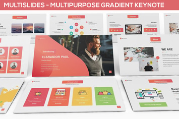 MultiSlides - Multipurpose Gradient Keynote