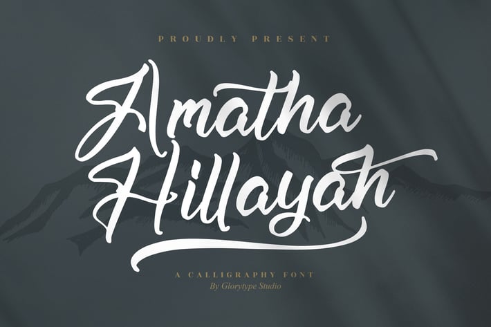 Amatha Hillayah Calligraphy Font