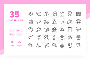 Marriage - Icons Pack (vol.2)