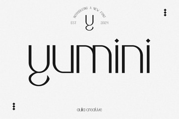 Yumini - Minimalist Elgant Font Logotype