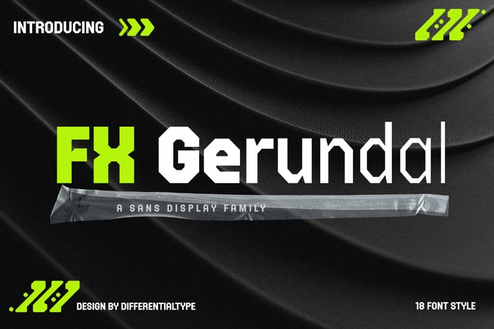 FX Gerundal - Sport Font