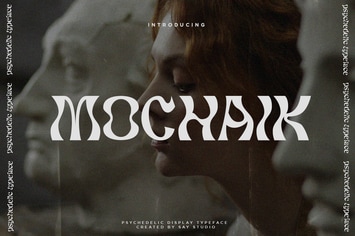 Mochaik - Modern Logo Font