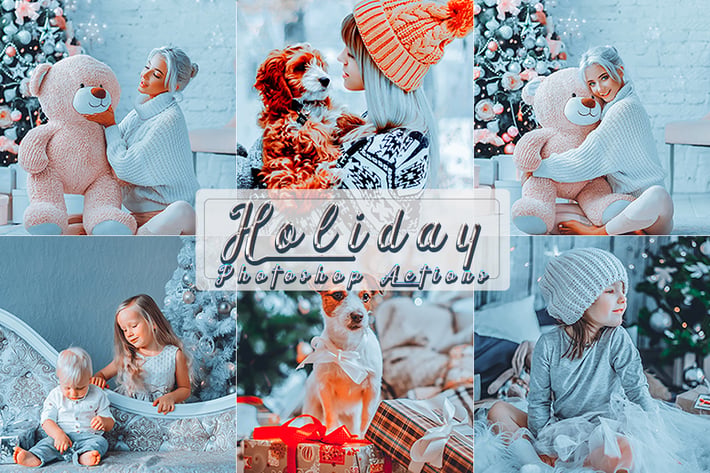 Holiday Photoshop Actions 