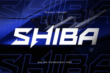 SHIBA - Racing Technology Font