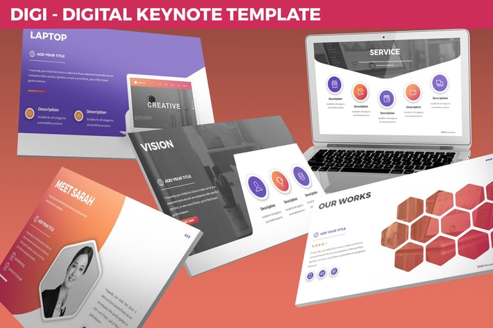 Digi - Digital Keynote Template