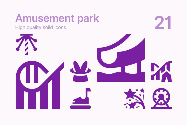 Amusement Park Icons