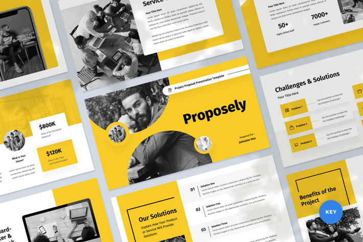 Project Proposal & Pitch Keynote Template