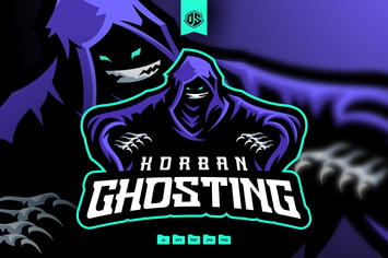 Ghost Mascot Logo