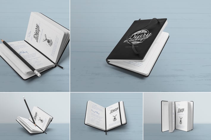 Open Diary Mockups