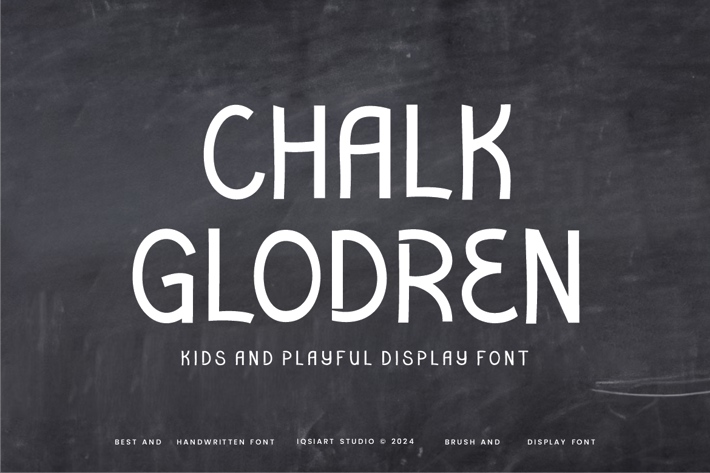 Chalk Glodren - Kids & Playful Font