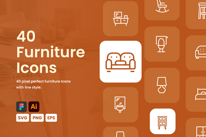 Furniture Icon Set