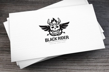 Black Rider Logo Template