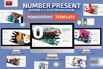 Number Powerpoint Presentation Template