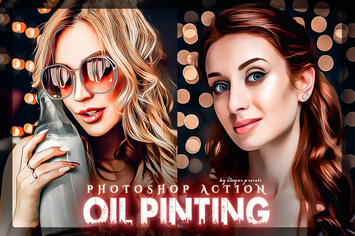 Oil Painting Photoshop Action