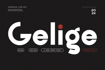 Gelige Modern Futuristic Sans Serif Font