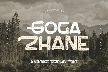 Goga Zhane - A Display Font
