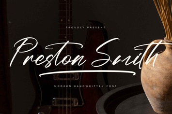 Preston Smith Modern Handwritten Font