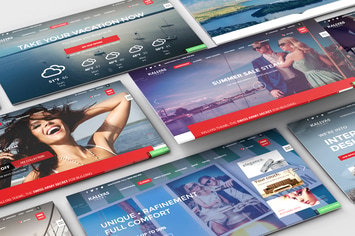 Perspective presentation Web Mockup 11