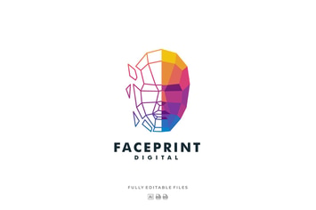 Face Colorful Logo