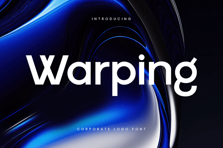 Warping - Corporate Logo Font
