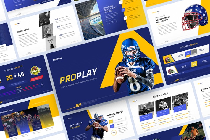 American Football Sport Keynote Template