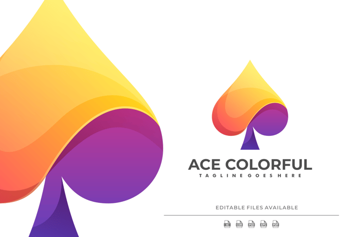 Ace Gradient Colorful Logo