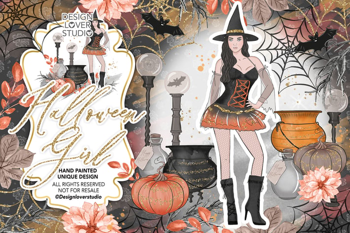 Halloween Girl design