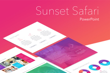 Sunset Safari PowerPoint Template
