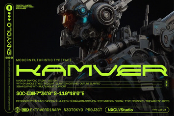 NCL Kamver - Modern Futuristic Space Font