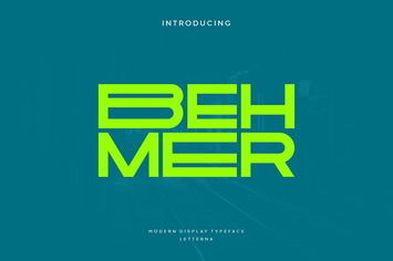 Behmer - Modern Display Typeface
