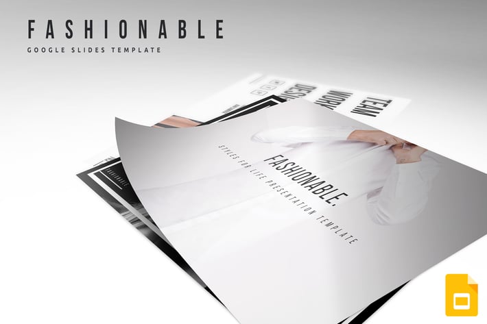 Fashionable Google Slides Template