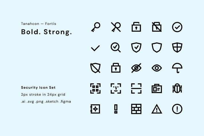 UI Icon Set - Security