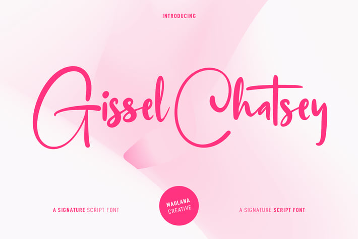 Gissel Chatsey Script Font
