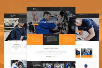 Scyla - Car Repair Service PSD template