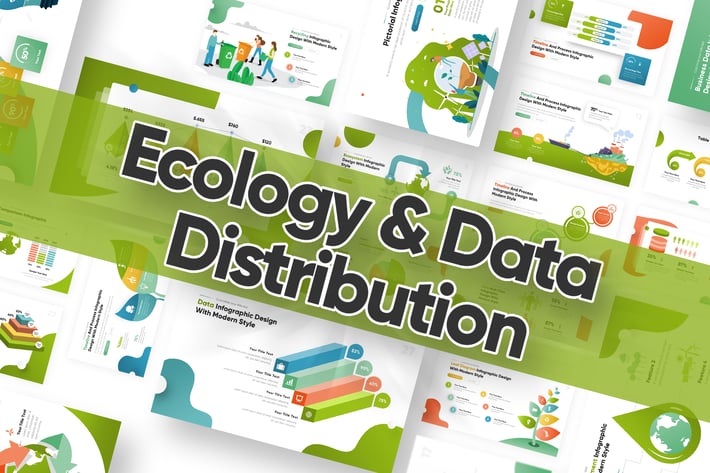 Ecology & Data Distribution Powerpoint Template