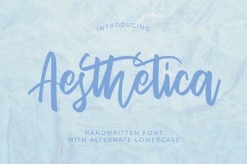 AesThetica - Handwritten Font
