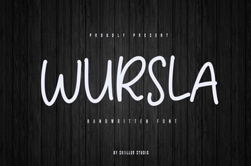 Wursla - Handwritten Font