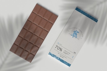 Wrapped Chocolate Mockup