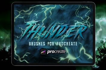 Dansdesign Thunder Brush Procreate