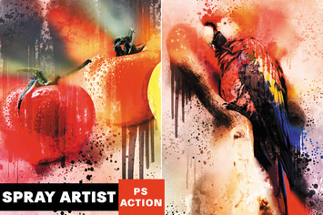 Spray Artist Photoshop Action