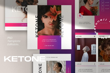 Ketone Pack 1 - Instagram Post + Stories