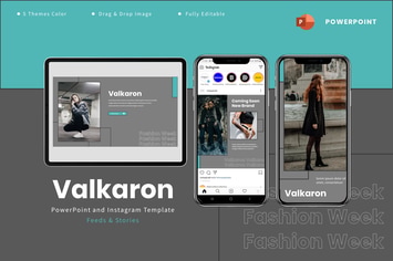 Valkaron - Powerpoint & Instagram Template
