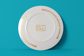 Porcelain Plate Mockup Template