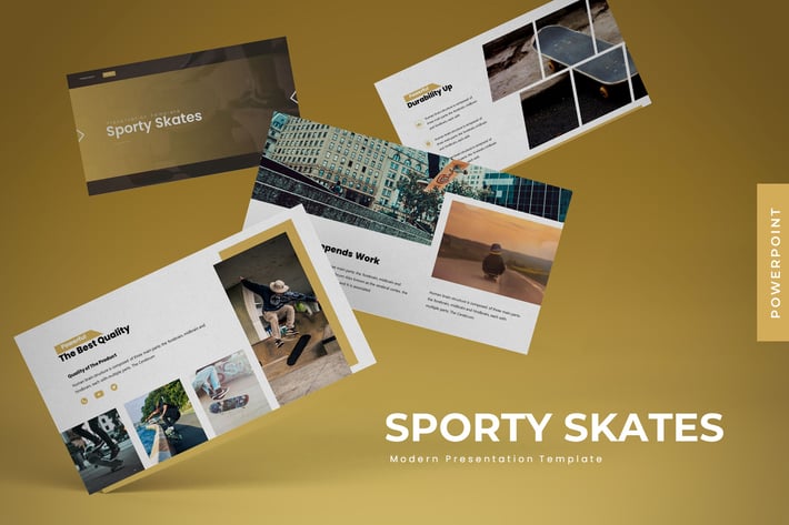 Sporty Skate - Powerpoint Template