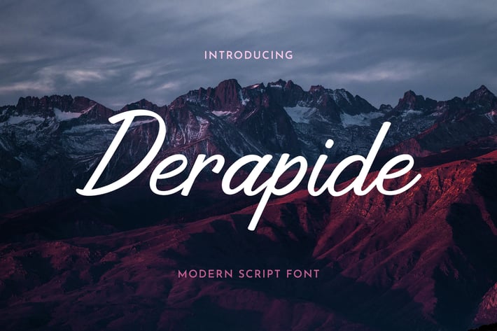 Derapide Handwritten Script
